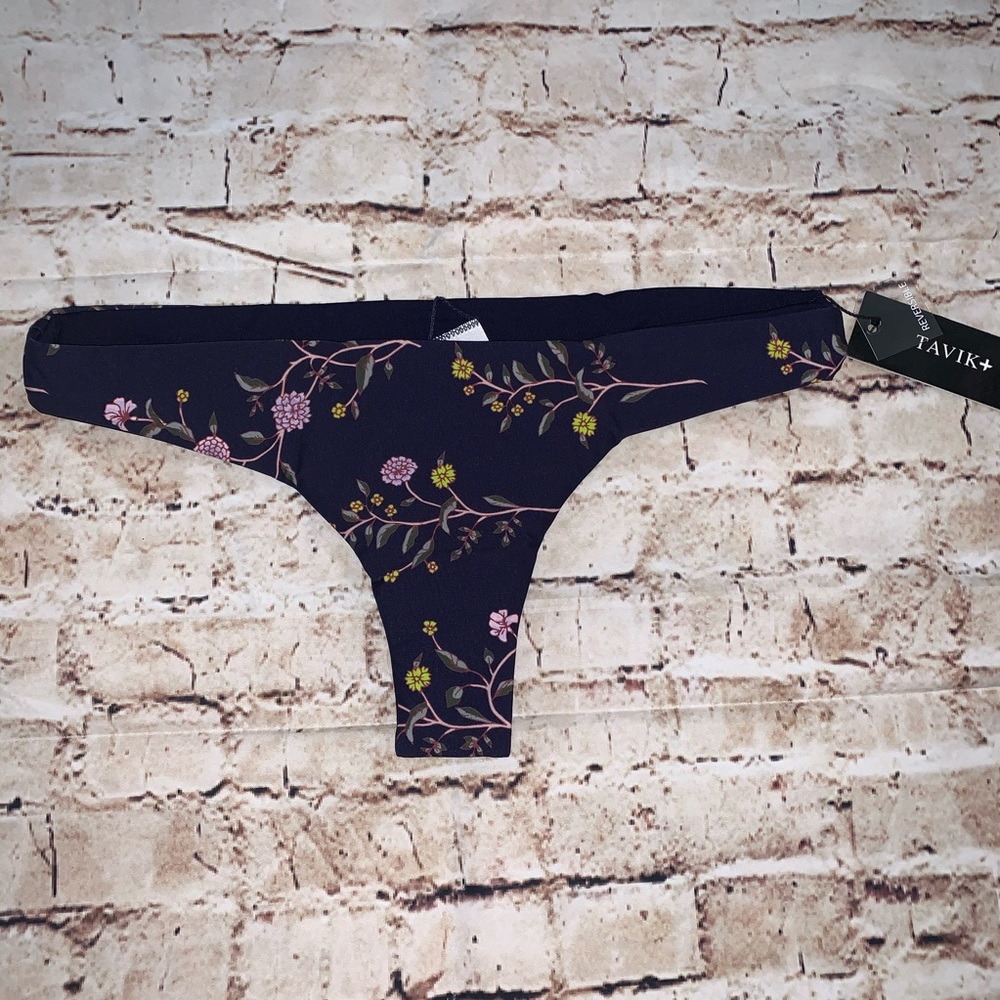 Tavik ALI mini bottoms Evening blue garden floral